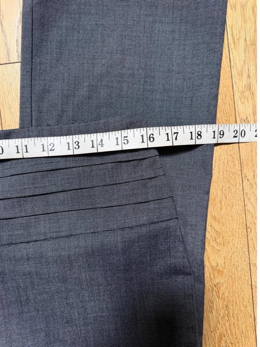 Y2K Grey Pleated Low Rise Trousers Pants